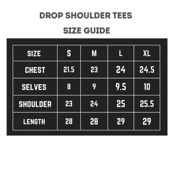 Grey Drop Shoulder Tee