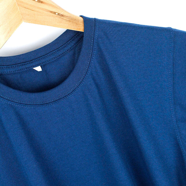Petroleum Blue Plain T-shirt