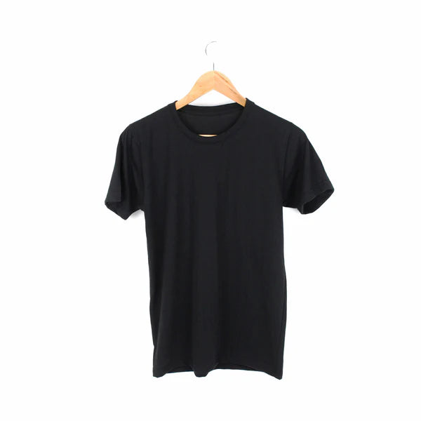 Black Plain T-shirt