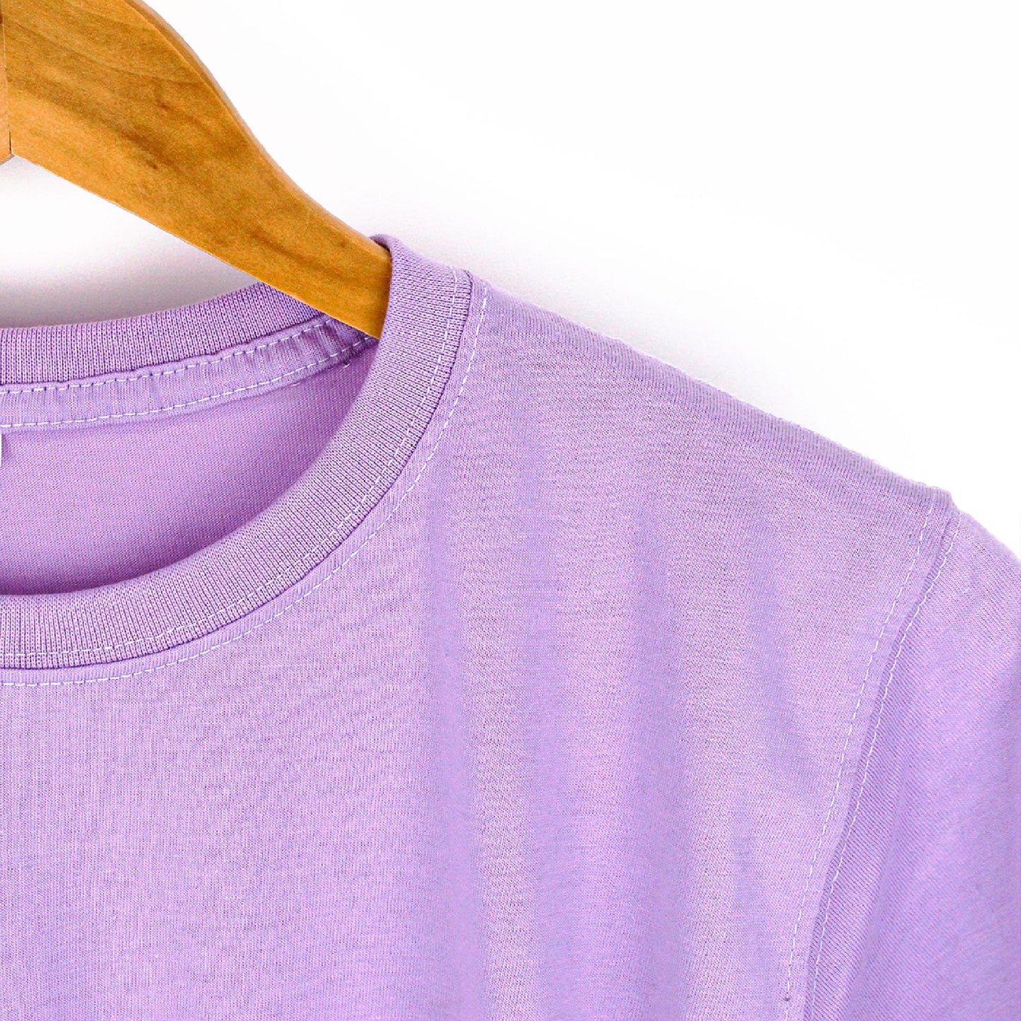 Light Purple Plain T-shirt