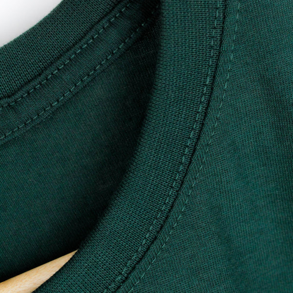 Bottle Green Plain T-shirt