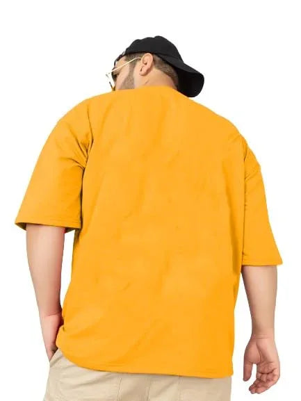 Mustard Drop Shoulder T-shirt