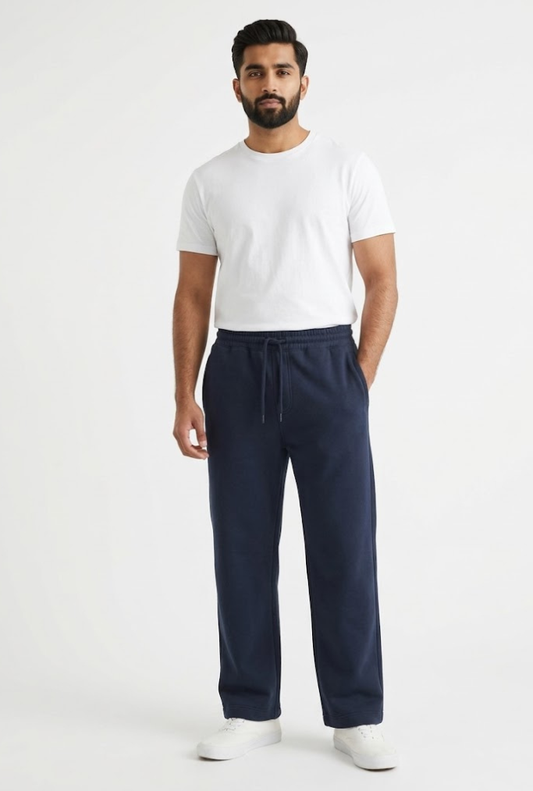 Navy Blue Plain Trouser