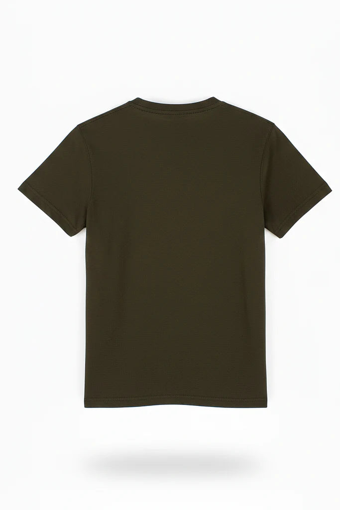 Army Green Plain T-shirt