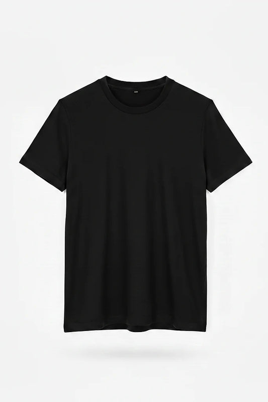 Black Plain T-shirt