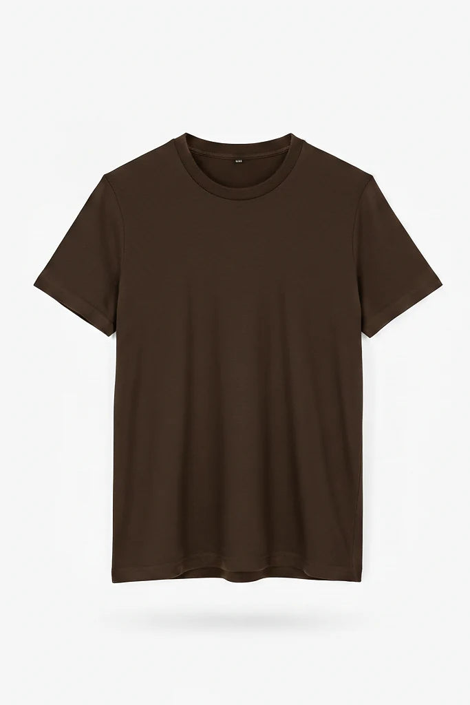 Brown Plain T-shirt