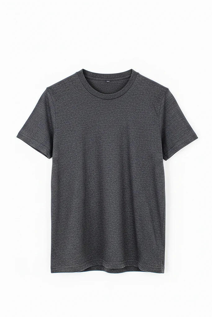Charcoal Grey Plain T-shirt