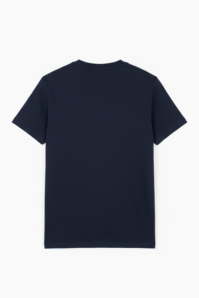 Navy Blue Plain T-shirt