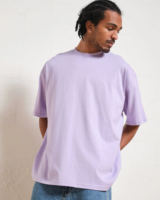 Light Purple Drop Shoulder T-shirt