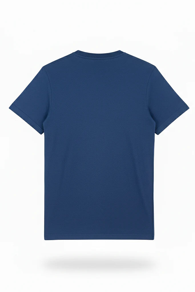 Petroleum Blue Plain T-shirt