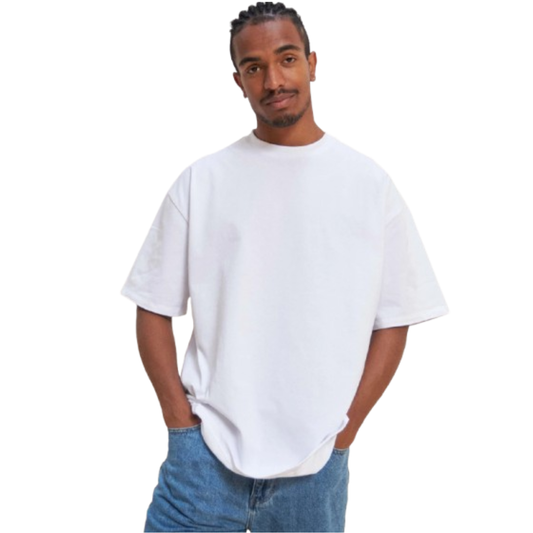 White Drop Shoulder T-shirt