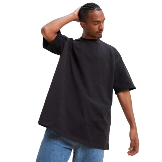 Black Drop Shoulder T-shirt