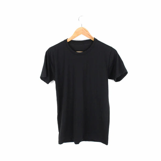 Black Plain T-shirt