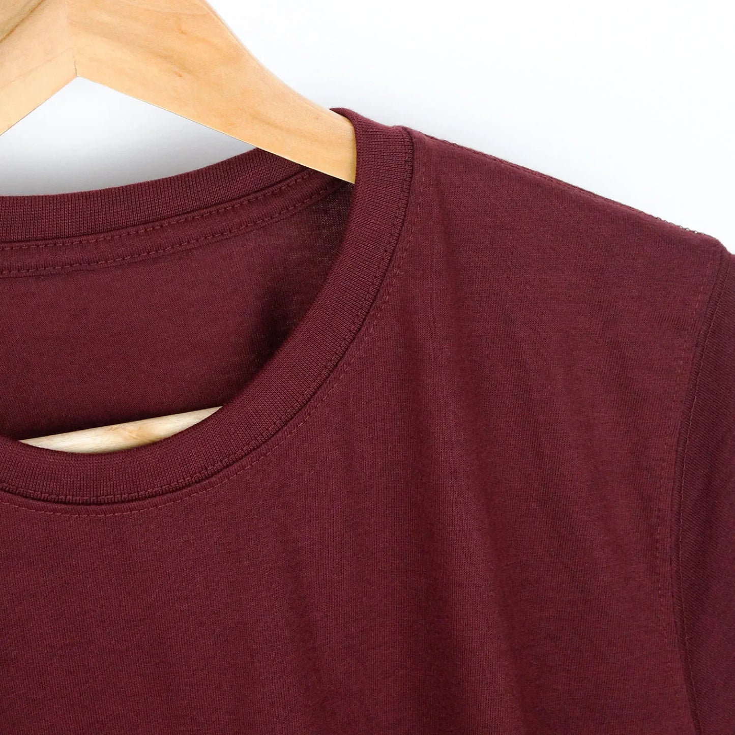 Maroon Plain T-shirt