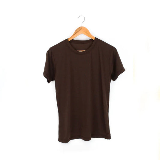 Brown Plain T-shirt