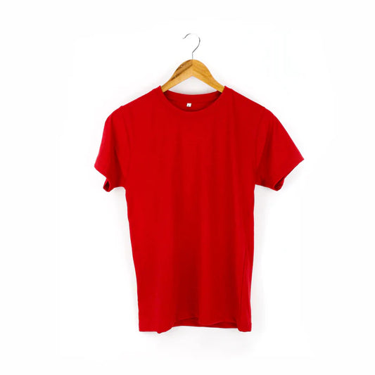 Red Plain T-shirt