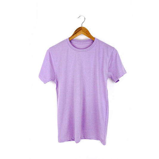 Light Purple Plain T-shirt